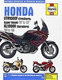 Honda VTR1000F (FireStorm, Super Hawk) (97 - 07) & XL1000V (Varadero) (99 - 08) Haynes Repair Manual (Paperback)