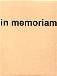 In Memoriam... (Paperback)