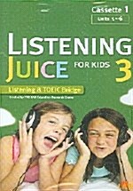 Listening Juice for Kids 3 - 테이프 3개 (교재별매)