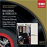 [중고] [수입] Johannes Brahms / Jean Sibelius - Violin Concerto : Ginette Neveu