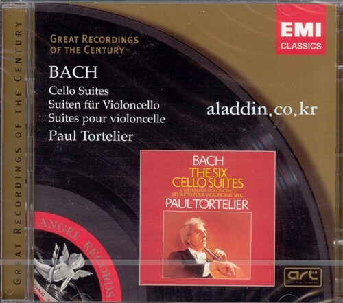 [수입] Johann Sebastian Bach - Cello Suites / Paul Tortelier