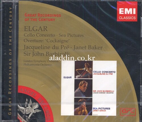 [수입] Edward Elgar - Cello Concerto / Sea Pictures : Du Pre / Baker / Barbirolli