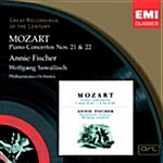 [수입] Wolfgang Amadeus Mozart - Piano Concerto No.21 & No.22 / Annie Fischer