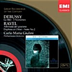 [중고] [수입] Claude Debussy / Maurice Ravel - Orchestral Works : Carlo Maria Giulini / Philharmonia Orchestra