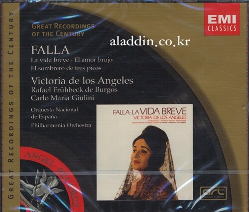 [중고] [수입] Manuel de Falla - La Vida Breve etc. / Victoria De Los Angeles