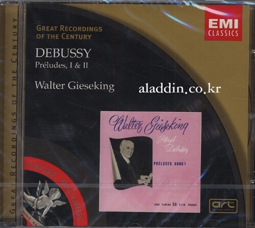 [중고] Claude Debussy - Preludes,Ⅰ&Ⅱ : Gieseking