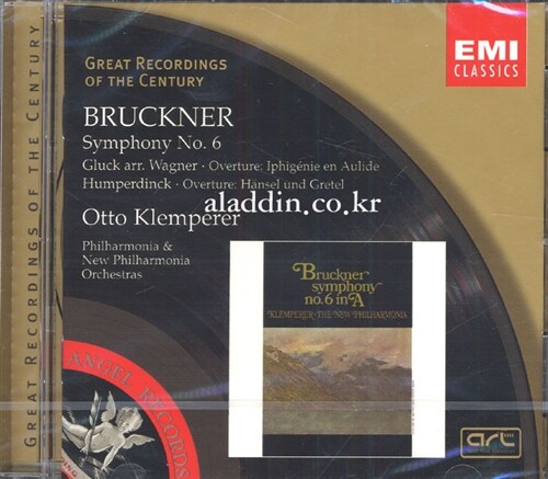 [중고] [수입] Anton Bruckner - Symphony No.6 : Klemperer