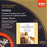 [수입] Carl Maria Von Weber - Clarinet Concertos / Meyer
