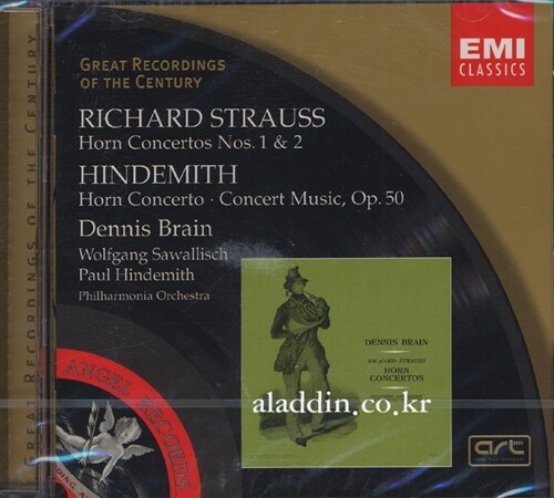 [중고] [수입] Richad Strauss / Paul Hindemith - Horn Concertos : Brain / Sawallisch / Hindemith
