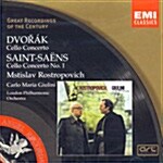 [중고] [수입] Antonin Dvorak / Camille Saint-Saens - Cello Concerto / Rostropovich