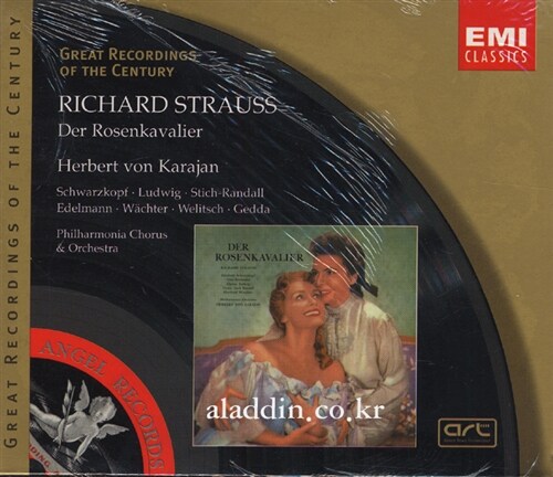 [중고] [수입] Richard Strauss - Der Rosenkavalier : Herbert Von Karajan / Schwarzkopf / Ludwig / Gedda