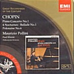 [중고] [수입] Frederic Chopin - Piano Concerto No.1 / Pollini