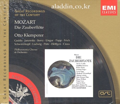 [중고] [수입] Wolfgang Amadeus Mozart - Die Zauberflote / Otto Klemperer