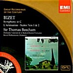 [중고] [수입] Georges Bizet - Symphony In C  / L｀Arlesienne Suites : Sir Thomas Beecham