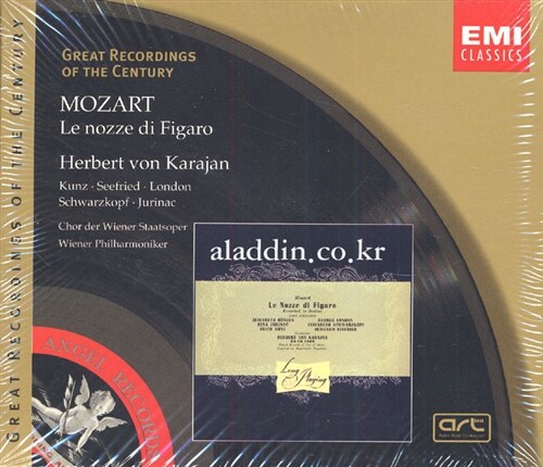 [중고] [수입] Wolfgang Amadeus Mozart - Le Nozze Di Figaro / Herbert Von Karajan