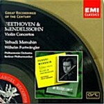 [중고] [수입] Ludwig Van Beethoven / Felix Mendelssohn - Violin Concertos : Menuhin / Furtwangler