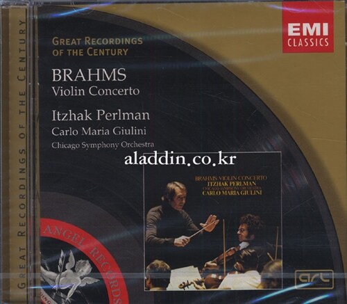 [중고] [수입] Johannes Brahms - Violin Concerto : Perlman / Giulini