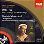 [중고] [수입] Johann Strauss - Four Last Songs, etc. : Schwarzkopf / Szell