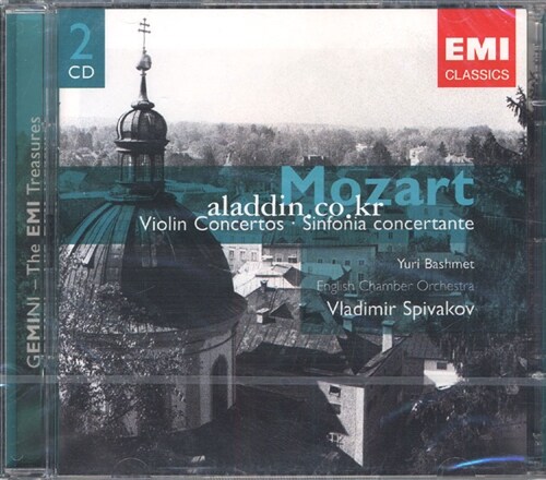 [수입] Wolfgang Amadeus Mozart - Violin Concerto / Sinfonia Concertante : Spivakov