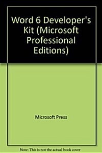 Word Developers Kit (Microsoft Professional Editions) (Paperback, 2 Pap/Dskt)