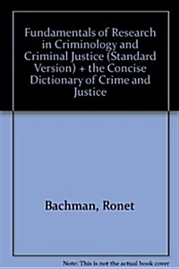 Fundamentals of Research in Criminology and Criminal Justice (Standard Version) + the Concise Dictionary of Crime and Justice (Hardcover, PCK)