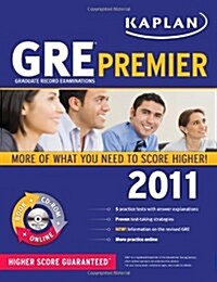 [중고] Kaplan GRE Premier 2011 (Paperback, CD-ROM)