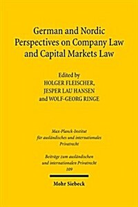 German and Nordic Perspectives on Company Law and Capital Markets Law (Hardcover)