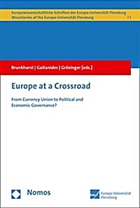 Europe at a Crossroad: From Currency Union to Political and Economic Governance? (Paperback)