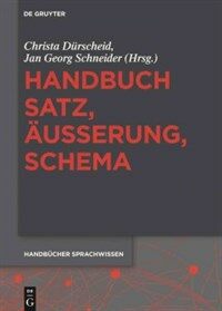 Handbuch satz, Äußerung, Schema