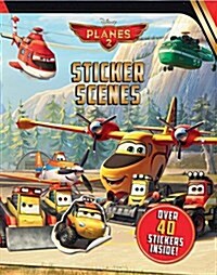 Disney Planes Fire & Rescue Stkr Scen : Magical Story With Lenticular (Paperback)