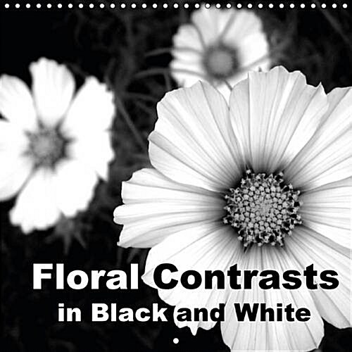 Floral Contrasts in Black and White : Flowers and Petals in Atmospheric Black and White (Calendar, 2 Rev ed)