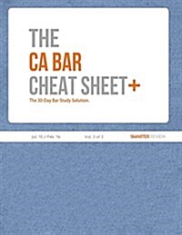 The CA Bar Cheat Sheet Plus (Jul. 2015 / Feb. 2016) (Vol. 3 of 3) (Paperback)