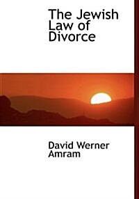 The Jewish Law of Divorce (Paperback)