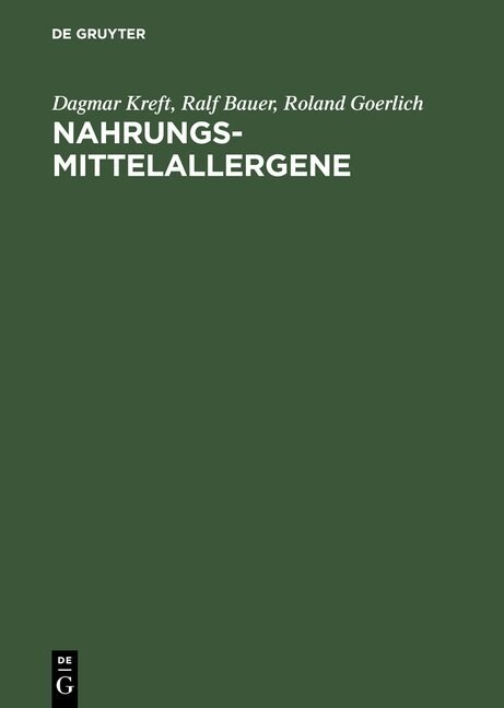 Nahrungsmittelallergene (Hardcover, Reprint 2013)