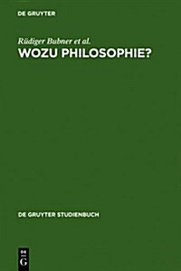 Wozu Philosophie? (Hardcover, Reprint 2010)