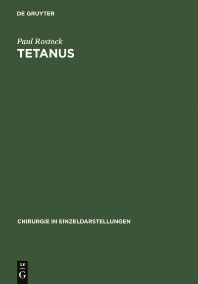 Tetanus (Hardcover, Reprint 2011)