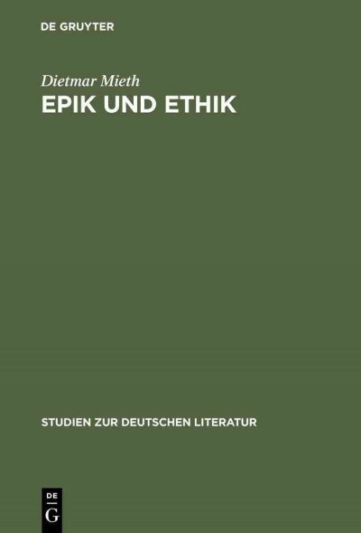 Epik Und Ethik (Hardcover, Reprint 2013)