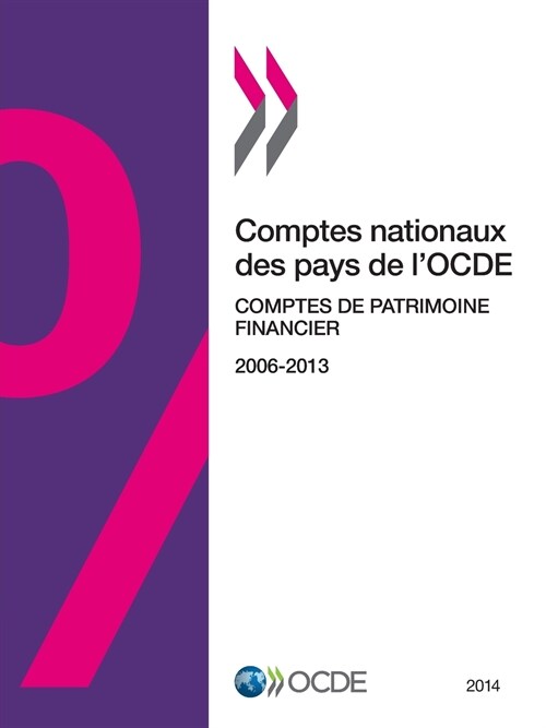 Comptes Nationaux Des Pays de LOcde, Comptes de Patrimoine Financier 2014 (Paperback)