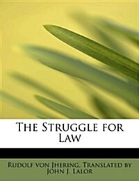 The Struggle for Law (Paperback)