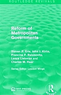 Reform of Metropolitan Governments (Hardcover)