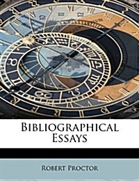 Bibliographical Essays (Paperback)