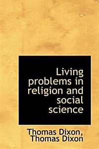 Living Problems in Religion and Social Science (Hardcover)