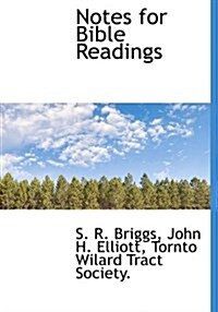 Notes for Bible Readings (Hardcover)