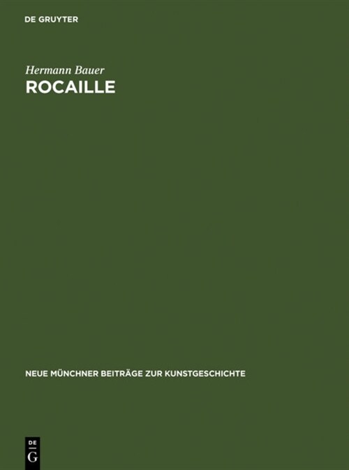 Rocaille (Hardcover, Reprint 2011)