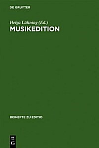 Musikedition (Hardcover, Reprint 2011)