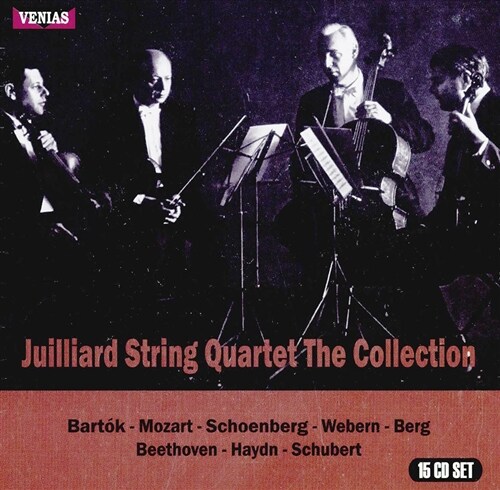 [중고] [수입] 줄리어드 현악 사중주단 컬렉션 (1949-1963 Recordings) [15CD]