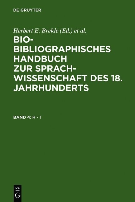H - I (Hardcover, Reprint 2010)