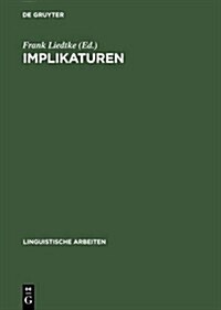 Implikaturen (Hardcover, Reprint 2012)