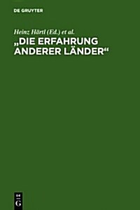 Die Erfahrung anderer L?der (Hardcover, Reprint 2011)