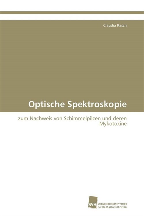 Optische Spektroskopie (Paperback)